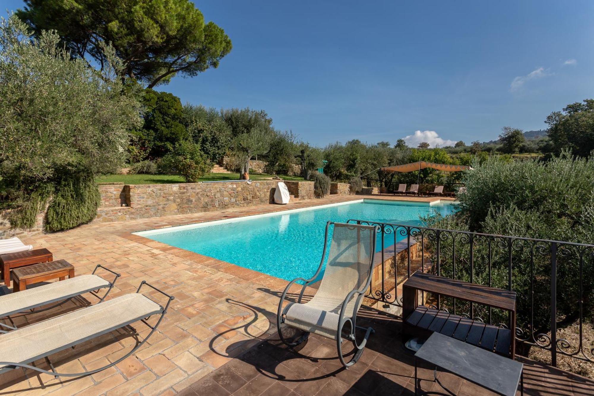 Fontanaro Farm And Culinary School Villa Paciano Bagian luar foto