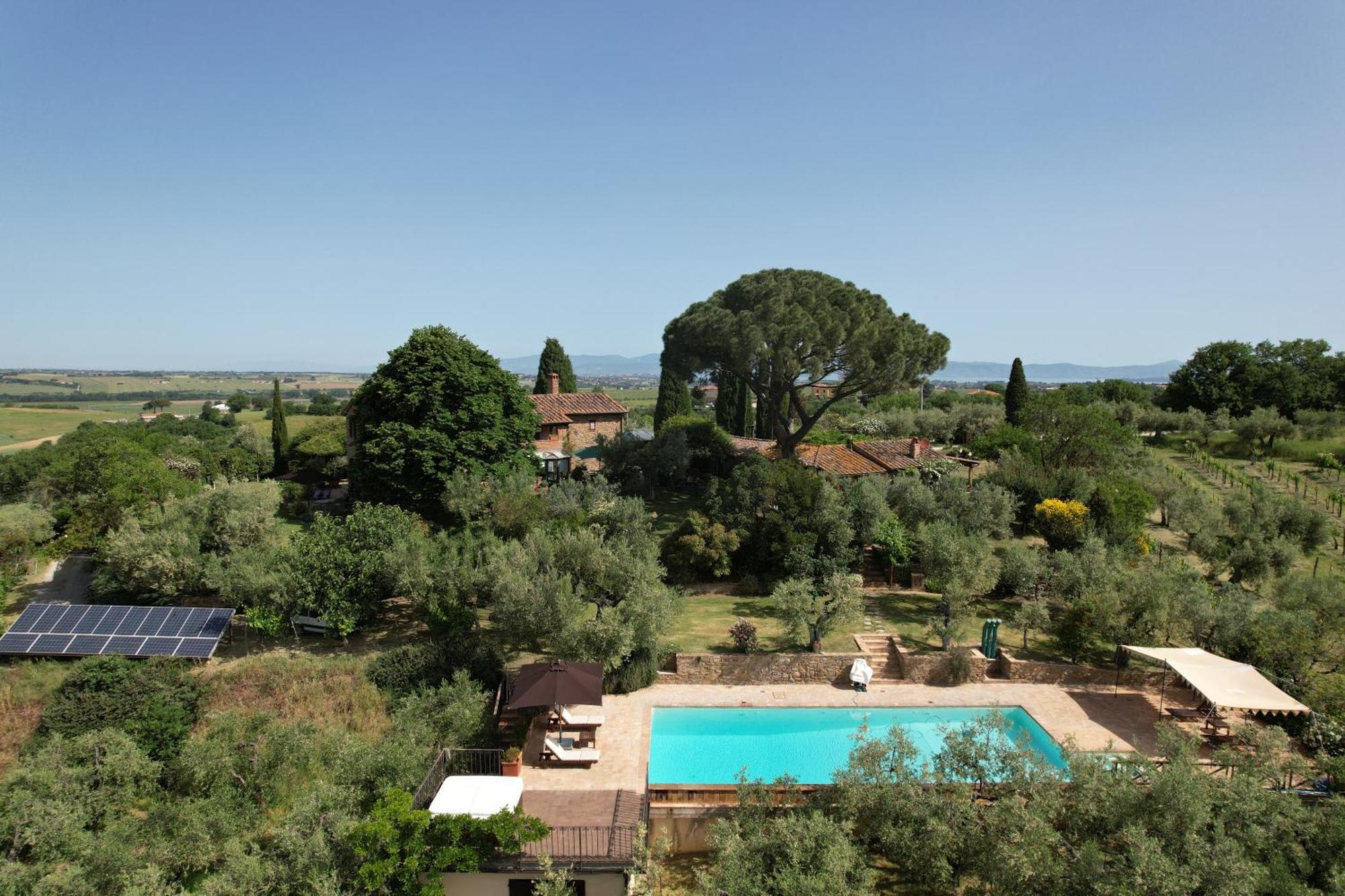 Fontanaro Farm And Culinary School Villa Paciano Bagian luar foto
